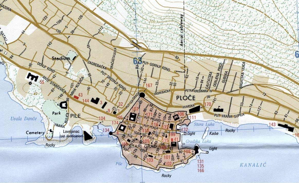 mapa rijeka chorvátsko