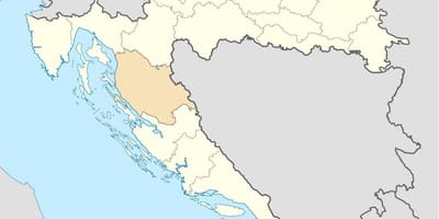 Senj chorvátsko mapa